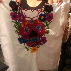 Small-medium Mexican Skull Shirt
